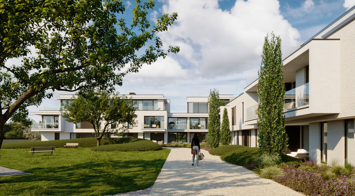 Maak kennis met woonproject Vinkenhof!

Een hoogstaand woonproject bestaande uit 40 energiezuinige appartementen op een boogscheut van het centrum van Alken.
Gelegen in een klassevolle en residentiële buurt, ingeplant rond een groen parkje.
Troeven: cent